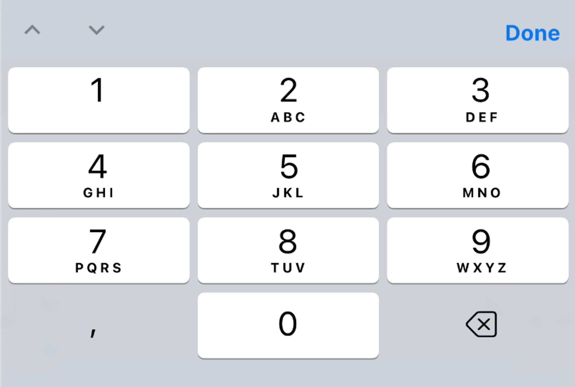 Custom Done button on iOS numpad in Flutter